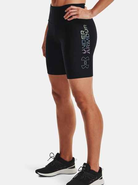 Under Armour Pantaloni scurți compresivi femei Under Armour HG Armour Geo Bike Short
