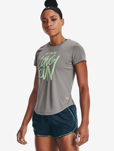 Under Armour Long Run Graphic Tricou