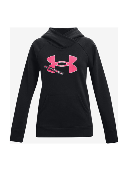 Under Armour Bluză fete Under Armour Rival Fleece Logo Hoodie