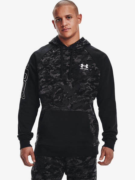 Under Armour Hanorac pentru bărbați Under Armour RIVAL FLC CAMO SCRIPT HD