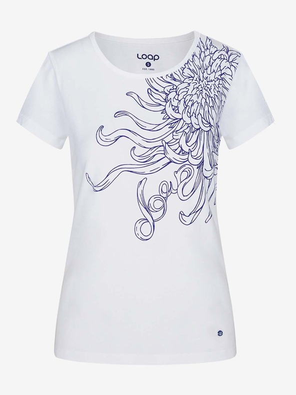 Loap Tricou alb LOAP Abblina pentru femei