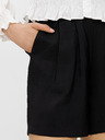 Pieces Pantaloni scurți negri cu buzunare Pieces Lynwen