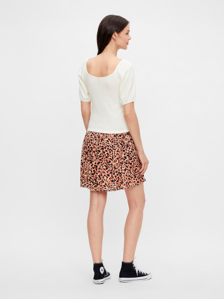 Pieces Bluză cu model crem Pieces Lucy