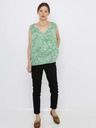 CAMAIEU Bluză verde cu model CAMAIEU