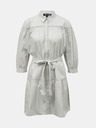 TOP SECRET Rochie cămașă gri deschis TOP SECRET