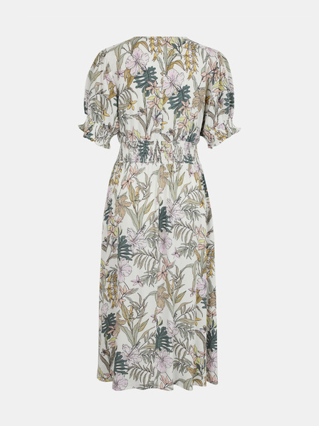 ONLY Rochie midi cu flori verzi și albe cu nasturi ONLY Mars