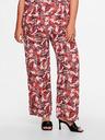 ONLY CARMAKOMA Pantaloni maro cu model ONLY CARMAKOMA
