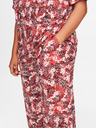 ONLY CARMAKOMA Pantaloni maro cu model ONLY CARMAKOMA