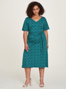 Tranquillo Rochie midi cu model, verde, pentru femei Tranquillo