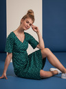 Tranquillo Rochie midi cu model, verde, pentru femei Tranquillo