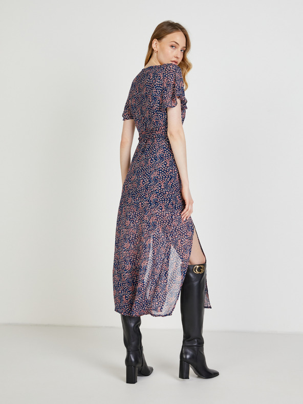 Pepe Jeans Cămașă cu model albastru închis pentru femei cu tăietură mediană Pepe Jeans Marilyn