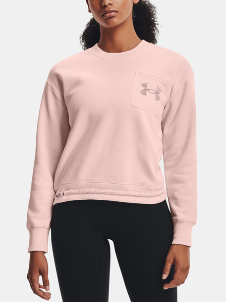 Under Armour Hanorac femeiesc Under Armour Rival Fleece Mesh Crew