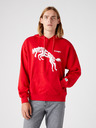 Wrangler Hanorac unisex cu model roșu Wrangler