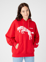 Wrangler Hanorac unisex cu model roșu Wrangler