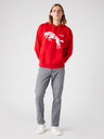 Wrangler Hanorac unisex cu model roșu Wrangler
