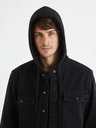 Celio Cămașă din denim neagră pentru bărbați Celio Bahooden