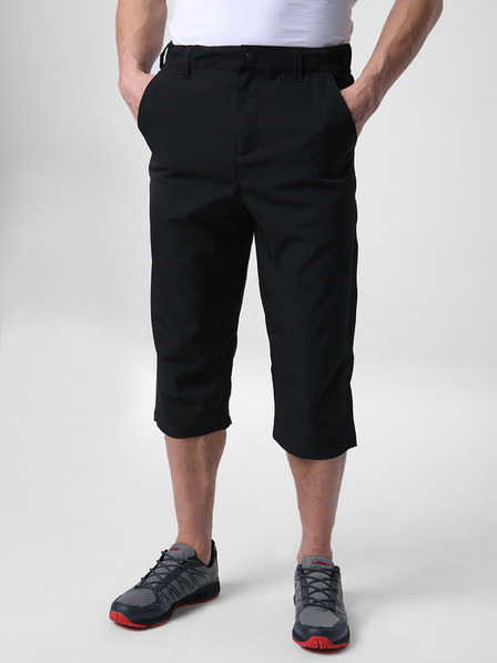 Loap Pantaloni sport trei sferturi negri pentru bărbați LOAP Uzis