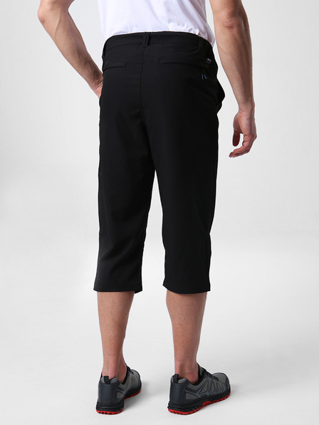 Loap Pantaloni sport trei sferturi negri pentru bărbați LOAP Uzis