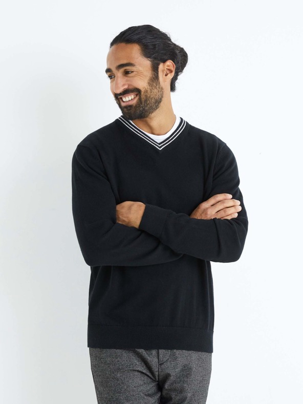 Celio Pulover negru pentru bărbați Celio Beretro
