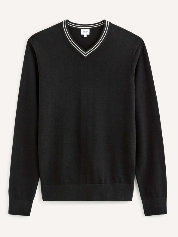 Celio Pulover negru pentru bărbați Celio Beretro