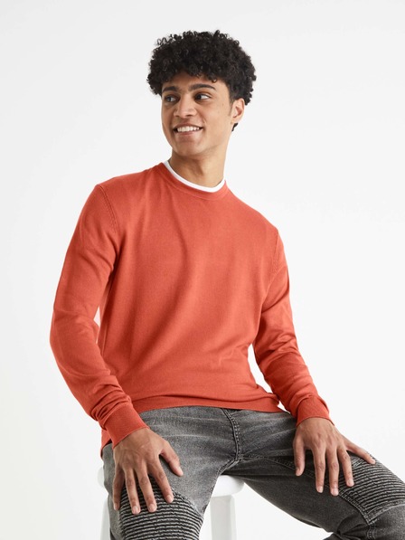 Celio Pulover bărbați portocaliu Celio Befirst