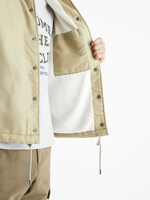 Celio Jachetă verde deschis pentru bărbați Celio