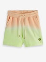 Scotch & Soda Pantaloni scurți Scotch & Soda de damă, verde caise