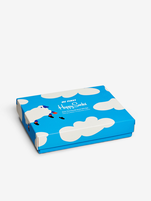Happy Socks Set de trei perechi de șosete Happy Socks cu model albastru