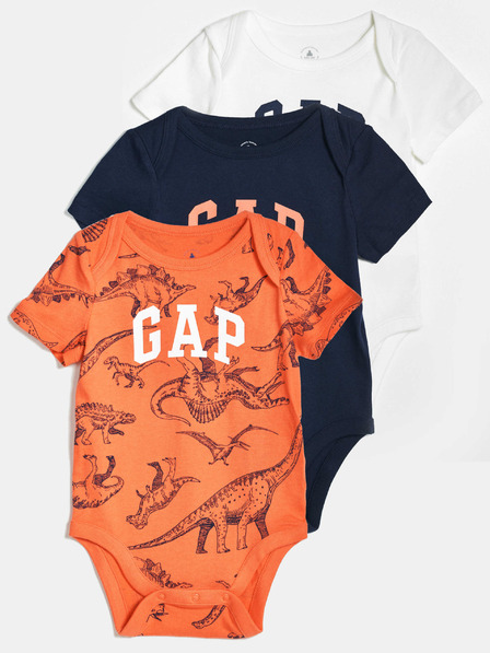 GAP Baby body cu logo Gap 3 bucăți GAP