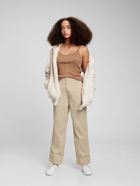 GAP Pantaloni chinos khaki pentru copii GAP
