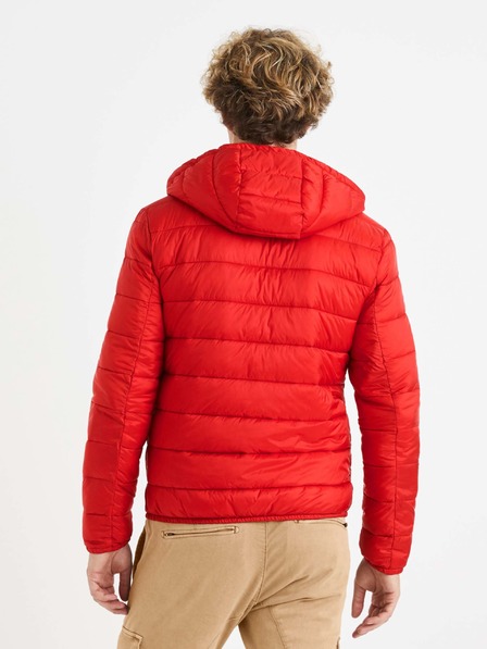 Celio Jachetă ușoară matlasată roșie pentru bărbați Celio Vububble