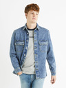 Celio Cămașă din denim albastră pentru bărbați Celio Battery
