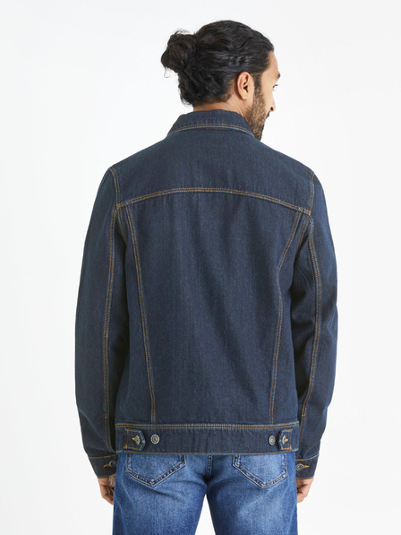 Celio Jachetă din denim albastru închis pentru bărbați Celio Budens