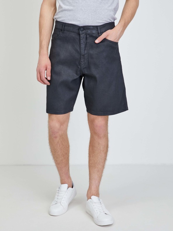Diesel Pantaloni scurți din denim pentru bărbați Diesel gri închis