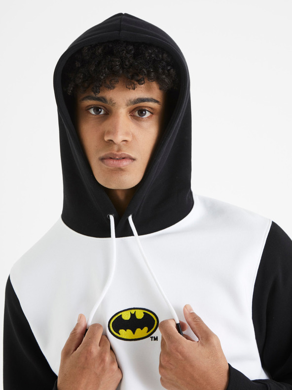 Celio Hanorac negru și alb pentru bărbați Celio Batman