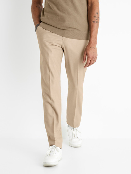 Celio Pantaloni bej pentru bărbați Celio Bodobby