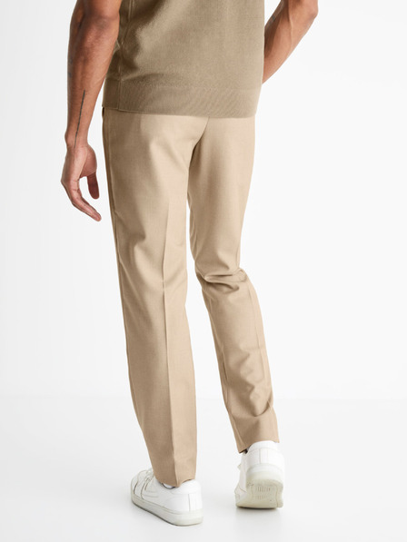 Celio Pantaloni bej pentru bărbați Celio Bodobby