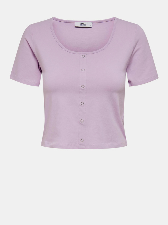 ONLY Top de cultură violet deschis ONLY Penelope