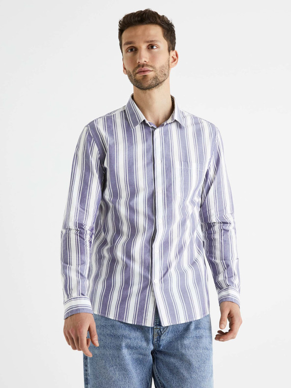 Celio Cămașă din bumbac Bastripes Celio