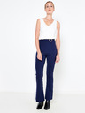 CAMAIEU Pantaloni bootcut cu talie înaltă albastru închis CAMAIEU
