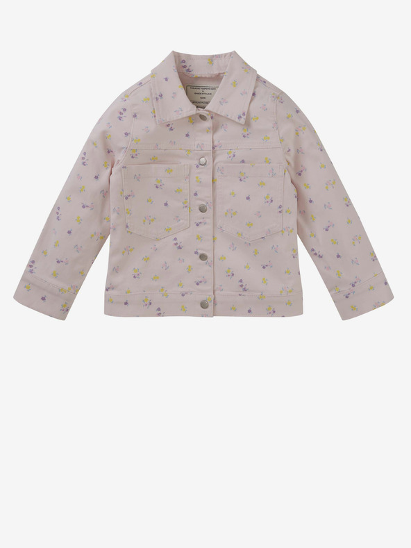 Tom Tailor Roz deschis Fete jachetă Denim cu model Tom Tailor
