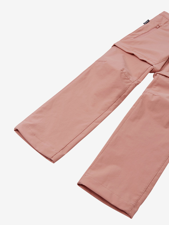 Reima Pantaloni roz deschis pentru fete cu picioare detașabile Reima Virrat