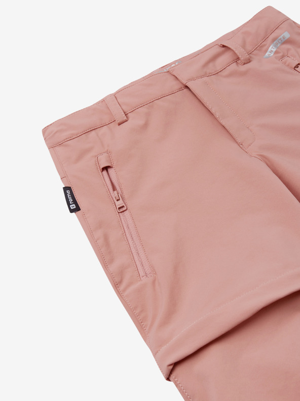 Reima Pantaloni roz deschis pentru fete cu picioare detașabile Reima Virrat