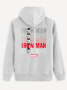 Celio Hanorac imprimat Celio Iron Man gri deschis pentru bărbați
