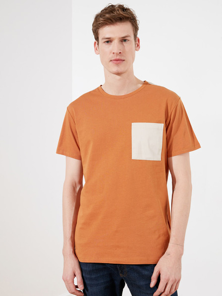 Trendyol Tricou maro pentru bărbați Trendyol