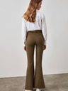 Trendyol Pantaloni pentru femei kaki cu curea Trendyol
