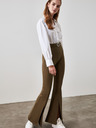 Trendyol Pantaloni pentru femei kaki cu curea Trendyol