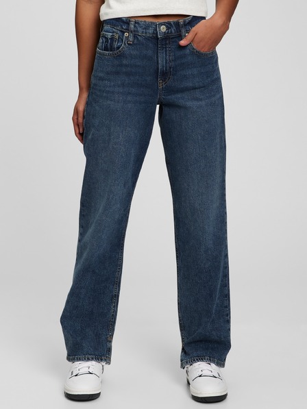 GAP Blugi mid rise 90s loose pentru copii GAP