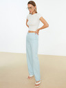 Trendyol Pantaloni albastru deschis Trendyol