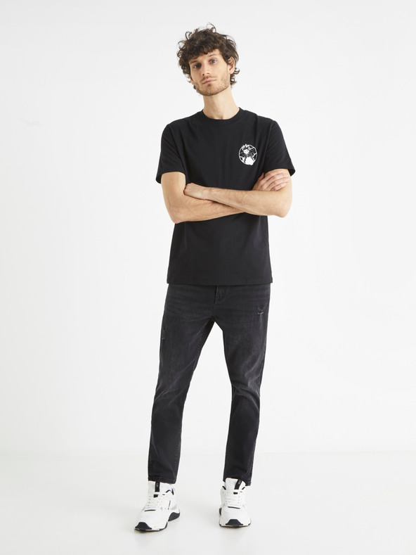 Celio Tricou imprimat Celio Hunter x Hunter negru pentru bărbați